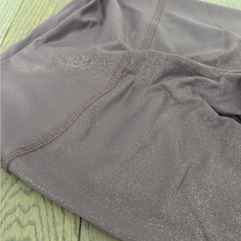 Beyond Yoga Light Purple Glitter Leggings